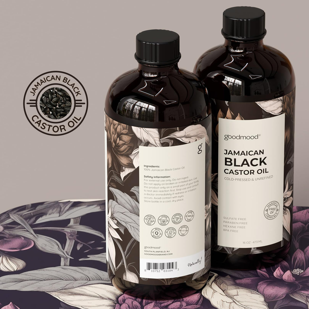 GOODMOOD applied to scalp during massage to nourish hair roots