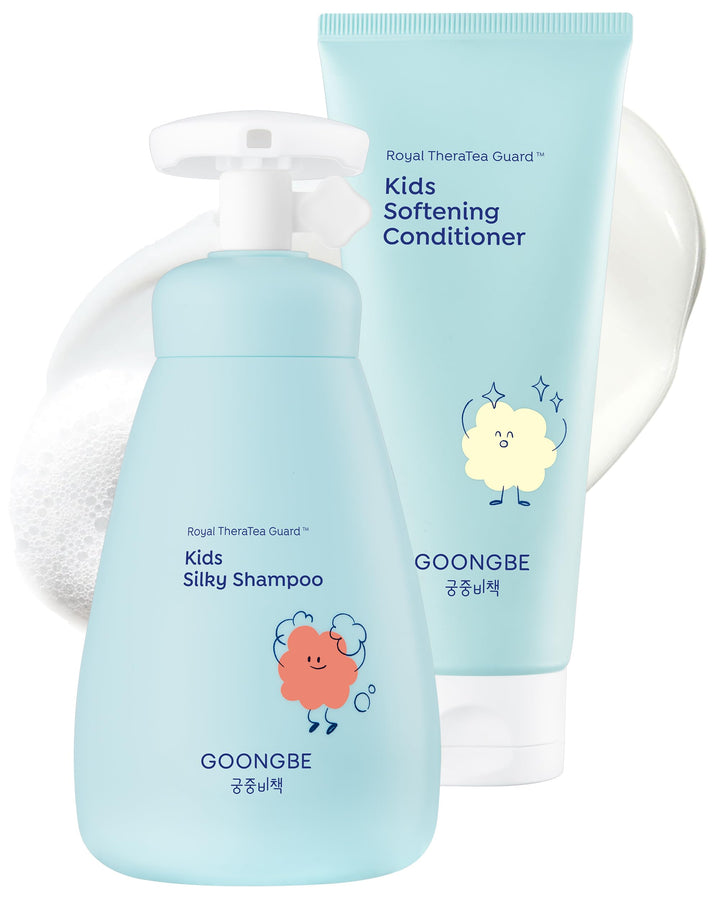 GOONGBE front packaging showing both shampoo and conditioner for easy selection and care