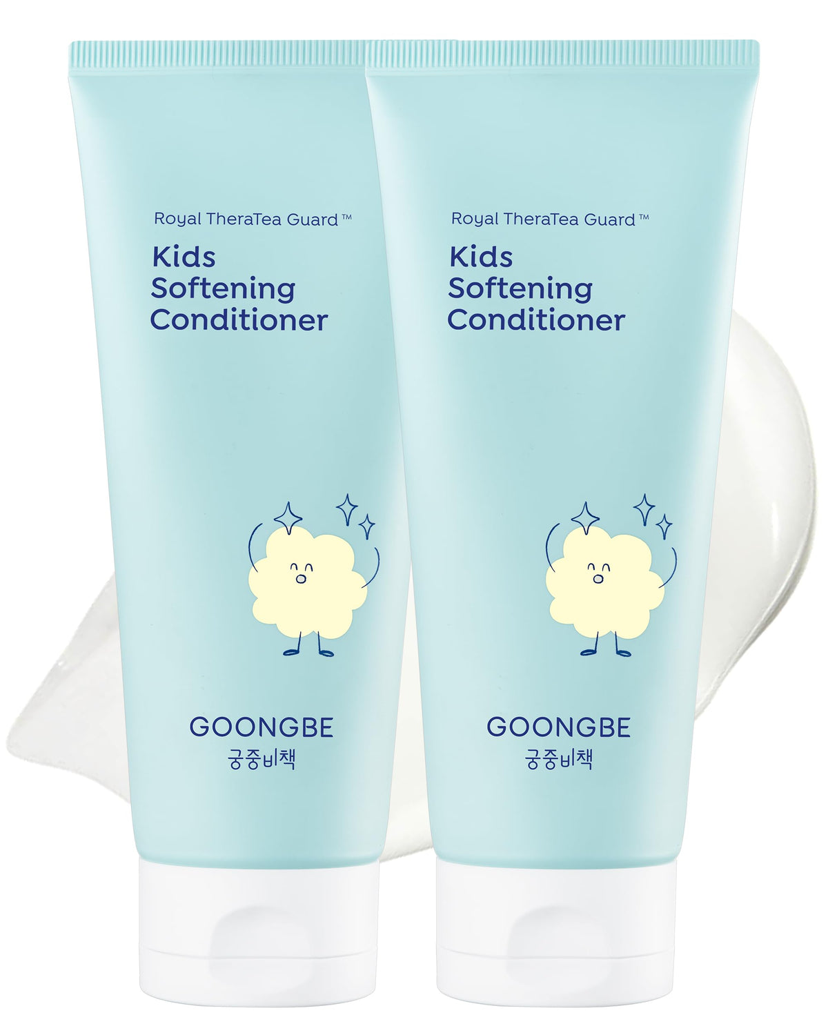 GOONGBE front packaging showing gentle kids conditioner and label benefits