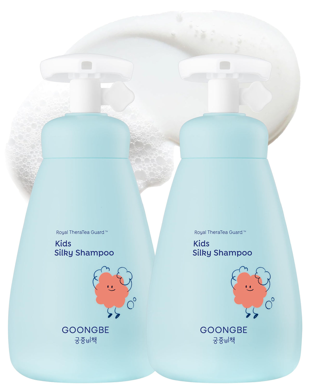GOONGBE front packaging showing bottle and label, clear child‑safe design and benefit