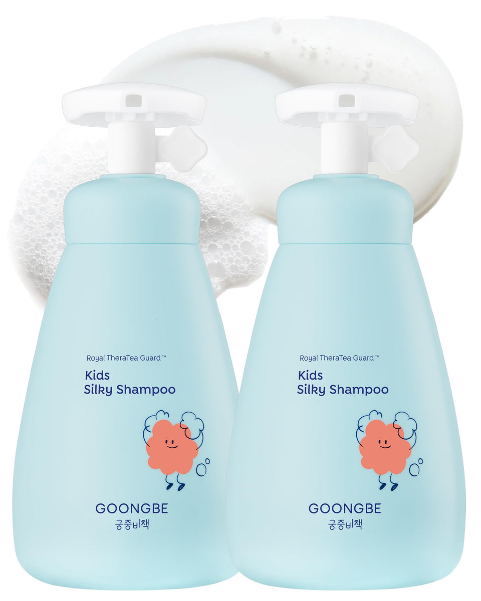 GOONGBE front packaging showing bottle and label, clear child‑safe design and benefit