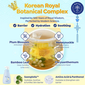 GOONGBE foam on hand illustrating quick spreadability and fast rinse