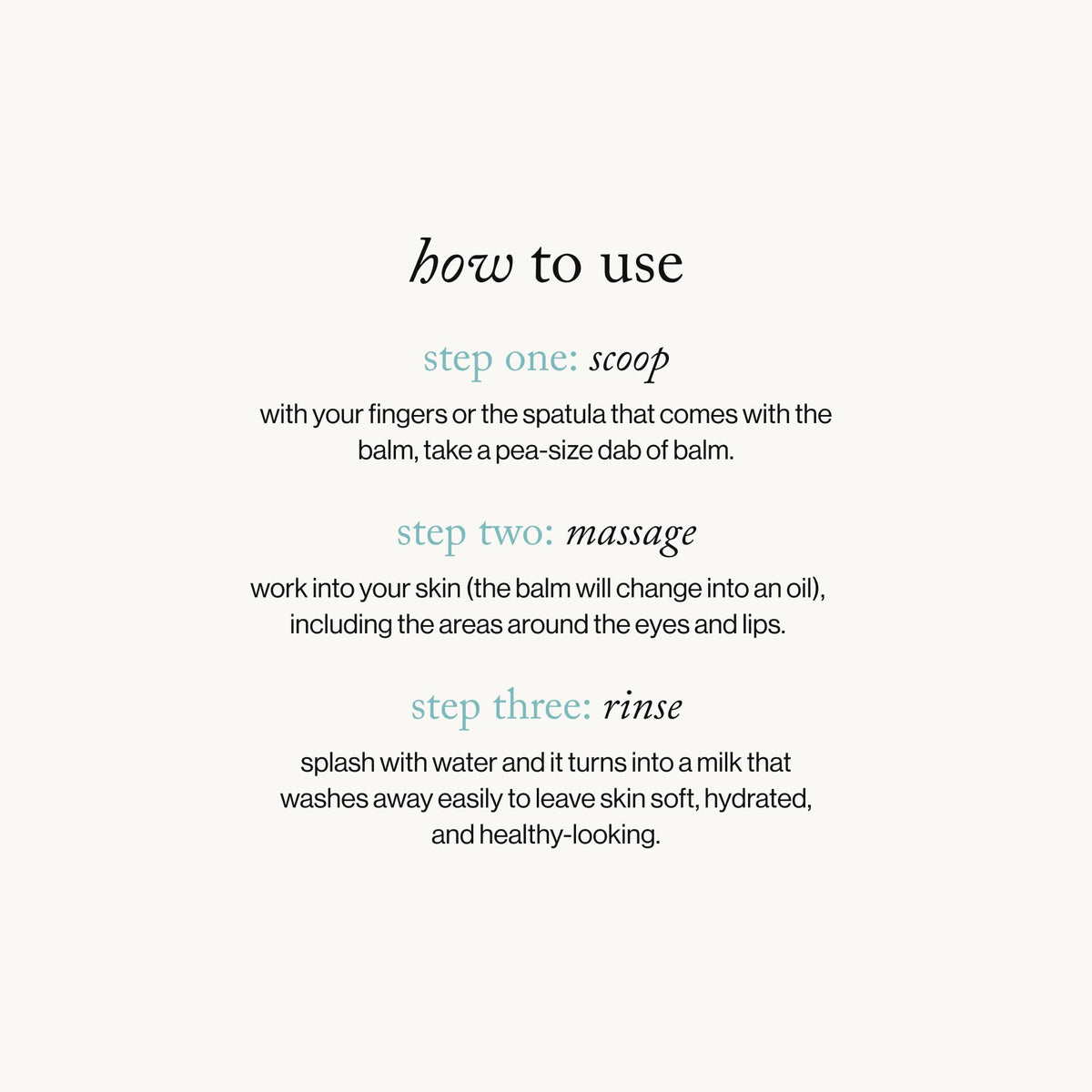 goop ingredients layout with saffron butter and oils, emphasizes nourishing formulation