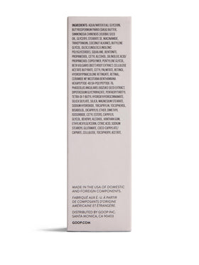 goop Beauty conceptual before and after illustration showing improved texture