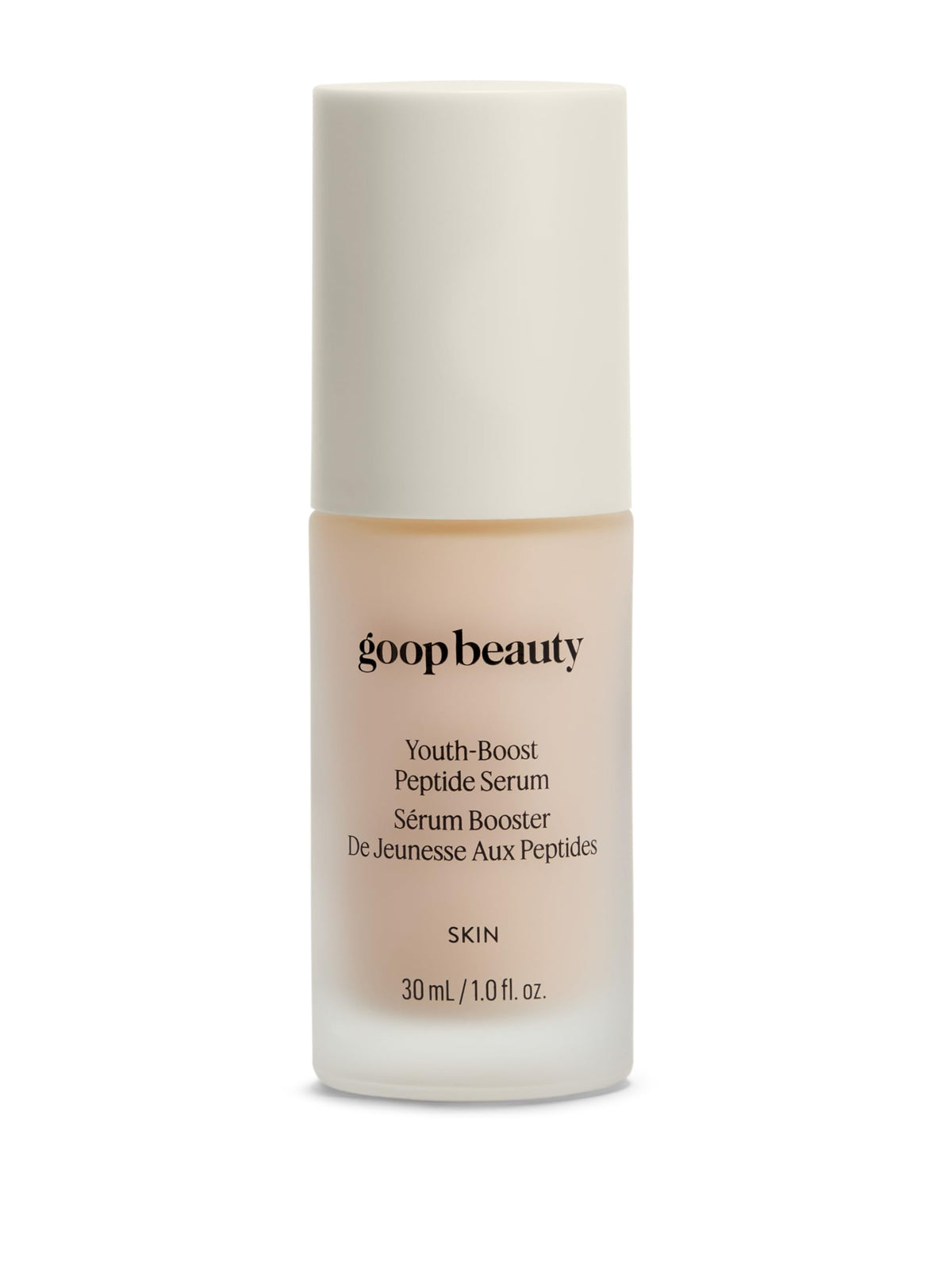 goop serum front packaging showing label and 1 fl oz size for clean skincare