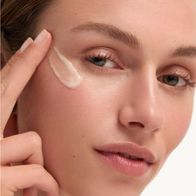 goop ingredient display with peptides ceramides niacinamide for firming effects
