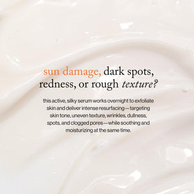goop glycolic acid visual with ingredients highlighting gentle exfoliation benefits