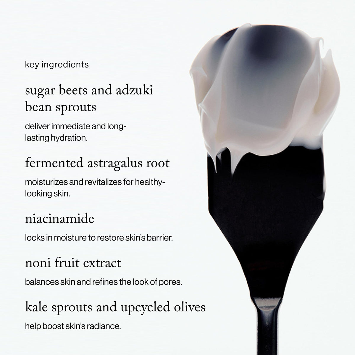 goop cream on hand demonstrating smooth spreadability and instant hydration benefit
