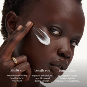 goop open jar showing lightweight water-cream texture that absorbs quickly