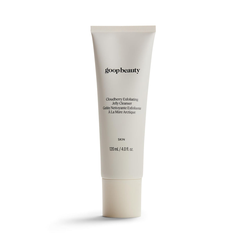 goop bottle front packaging showing clean label and size, highlighting safe ingredients