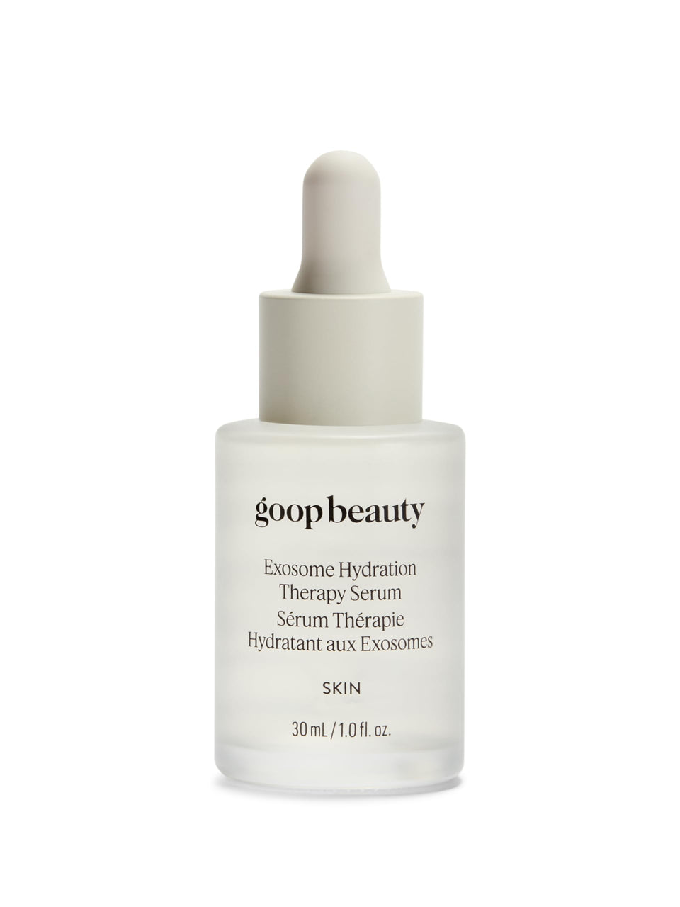 goop front bottle showing product packaging and clean design benefit: recognizable shelf presence