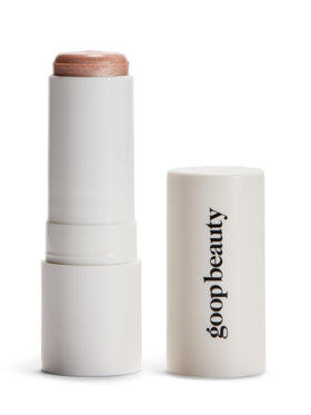 goop stick front packaging showing sleek compact and shade information for easy identification