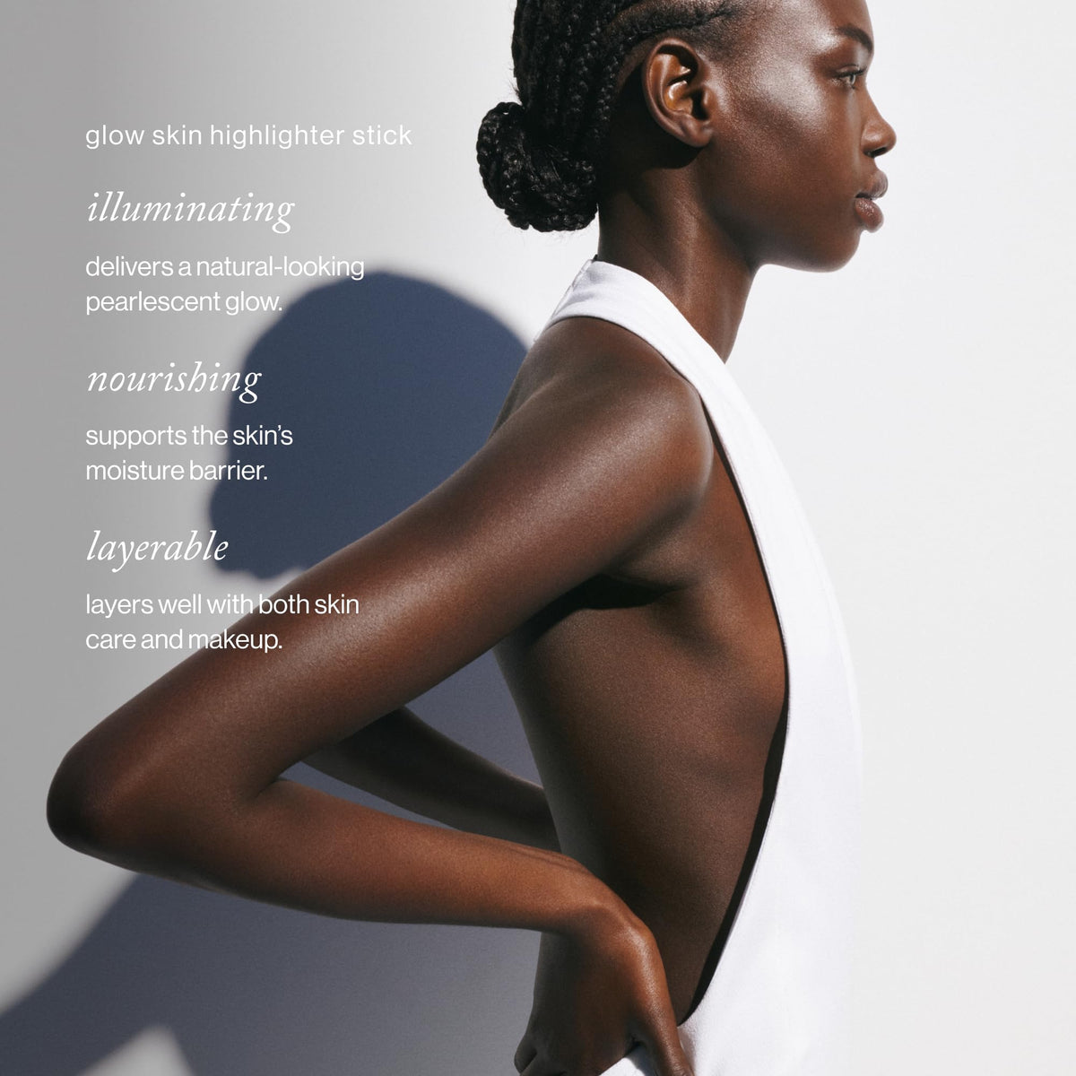 goop highlighter creamy gel texture close-up showing blendable surface for smooth application