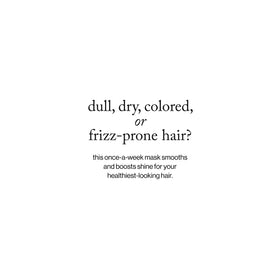 goop applying mask in shower to mid-lengths for frizz control