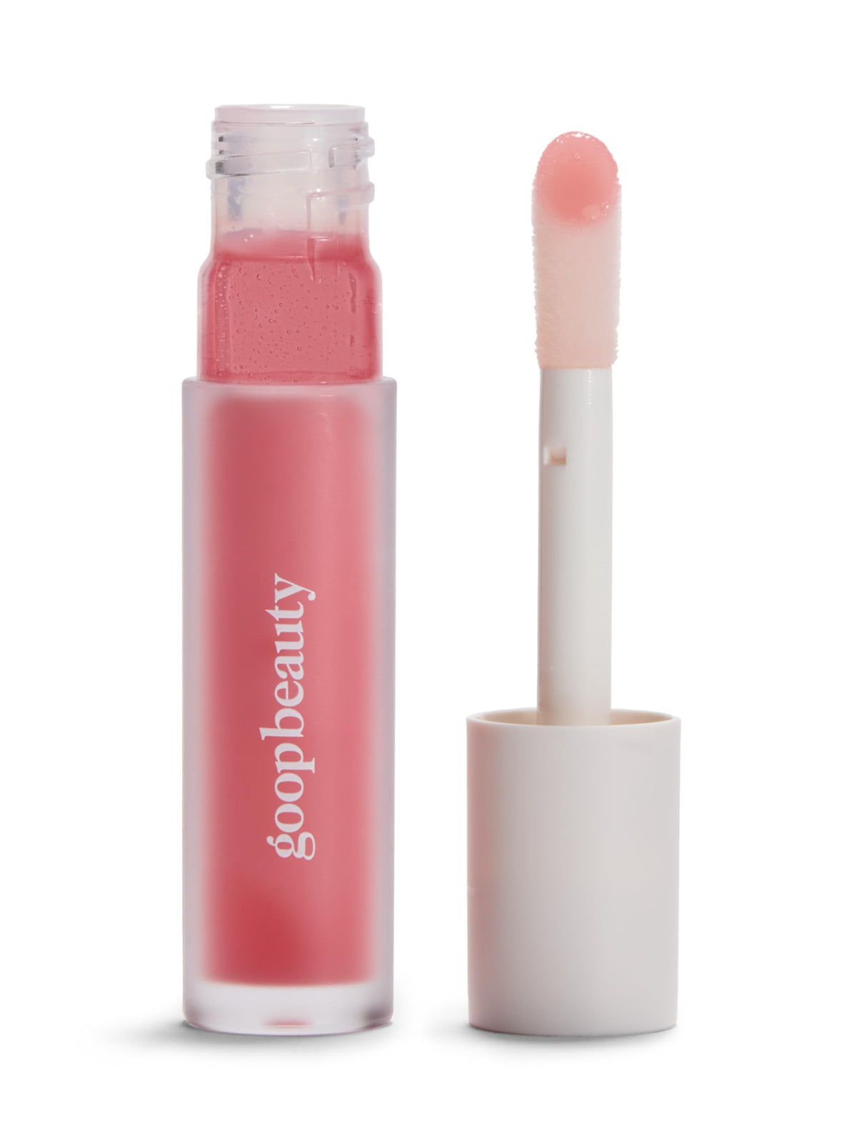 goop Hydra-Barrier Gel Gloss front tube showing packaging and branding benefit shine