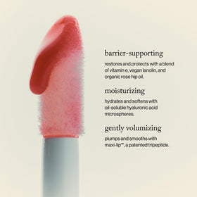 goop Hydra-Barrier Gel Gloss texture swirl showing glossy, non-sticky gel hydration