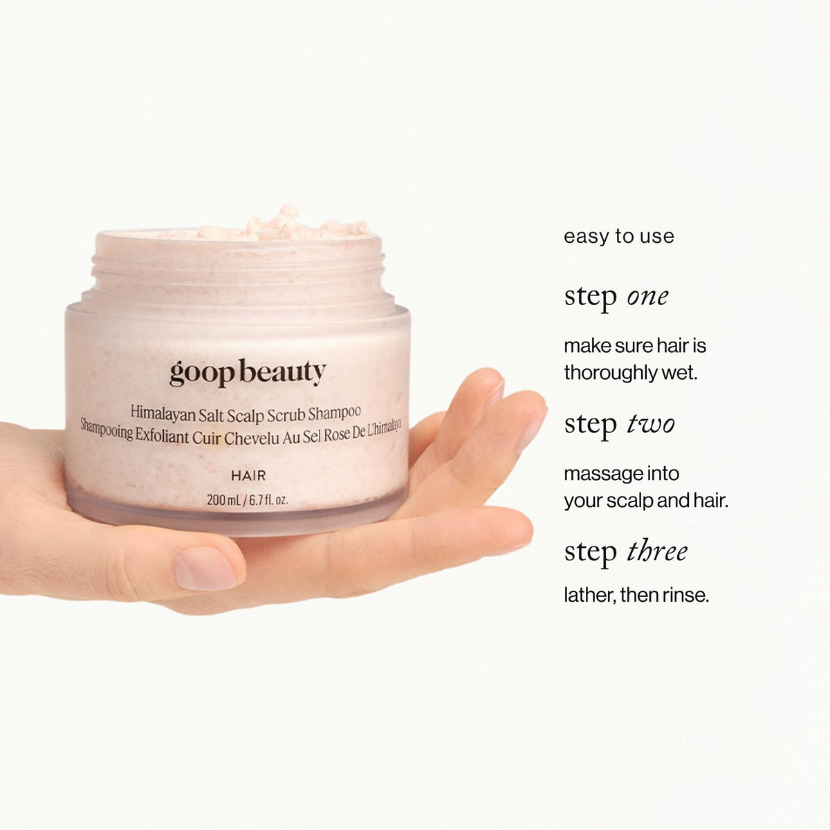 goop ingredient rosehip moringa layout showing natural oils, emphasizes nourishing formula