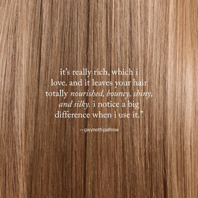 goop conditioner ingredients panel highlighting key actives and clean formula