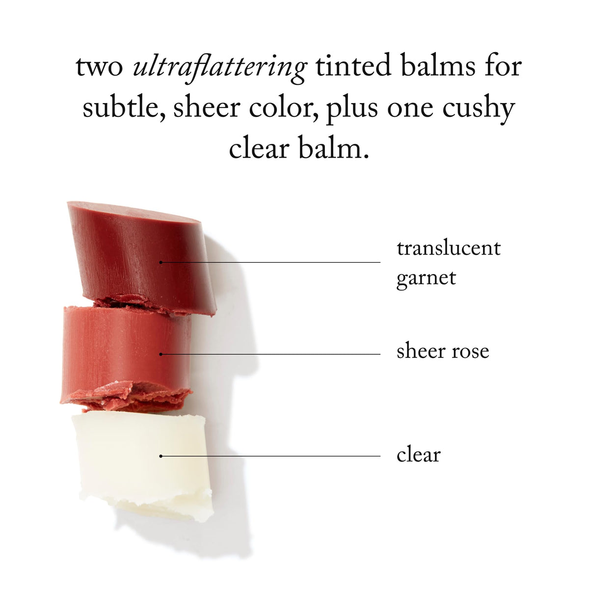goop lip balm texture glide closeup on lips showing creamy finish benefit: silky, smooth application