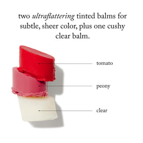goop lip balm texture close-up showing creamy glide and glossy finish benefit smooth application