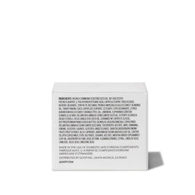 bedside scene with goop lip mask open, suggesting overnight use and sustained hydration benefit
