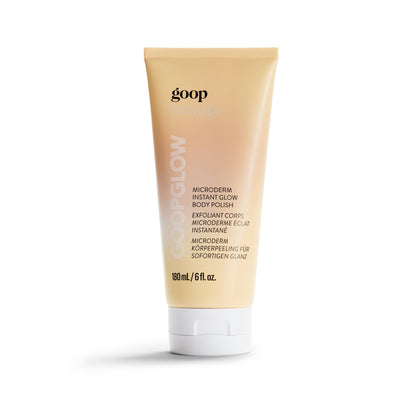 goop bottle front view showing packaging and product purpose