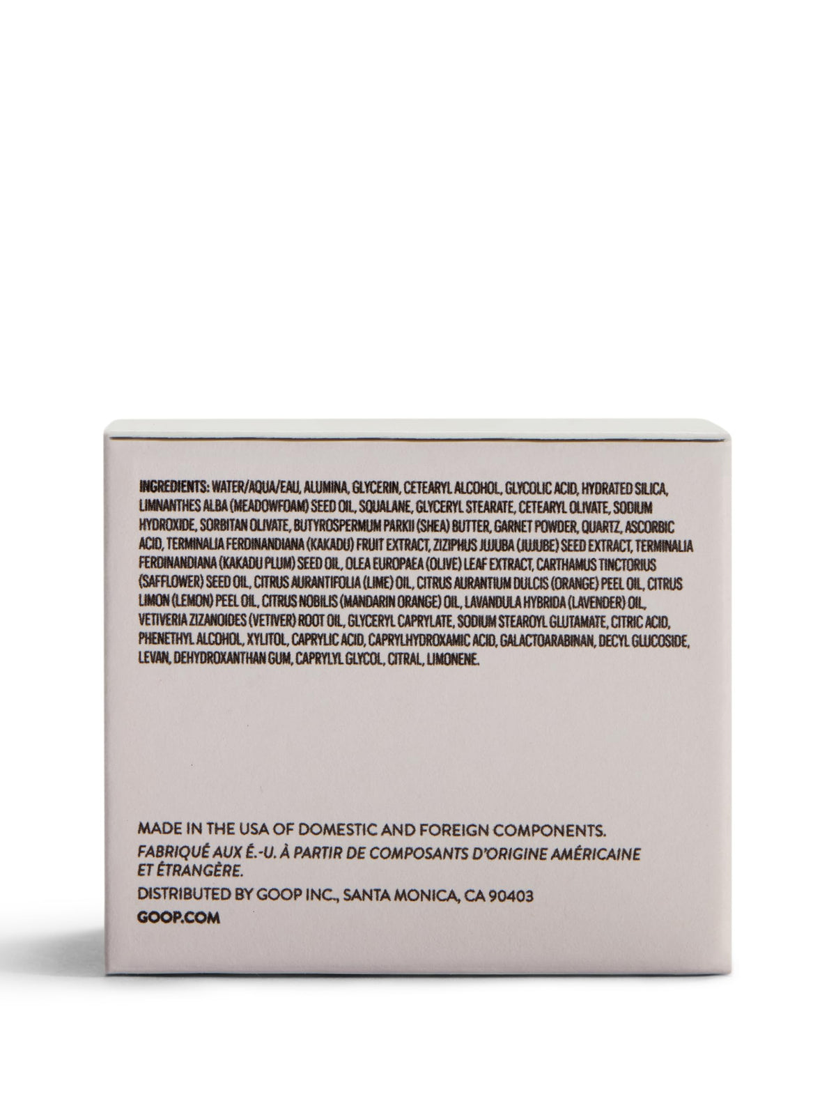 goop product on bathroom counter styled in skincare routine setting for lifestyle appeal