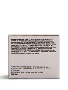 goop product on bathroom counter styled in skincare routine setting for lifestyle appeal