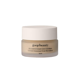 goop mini microderm front packaging showing product name and compact size benefits