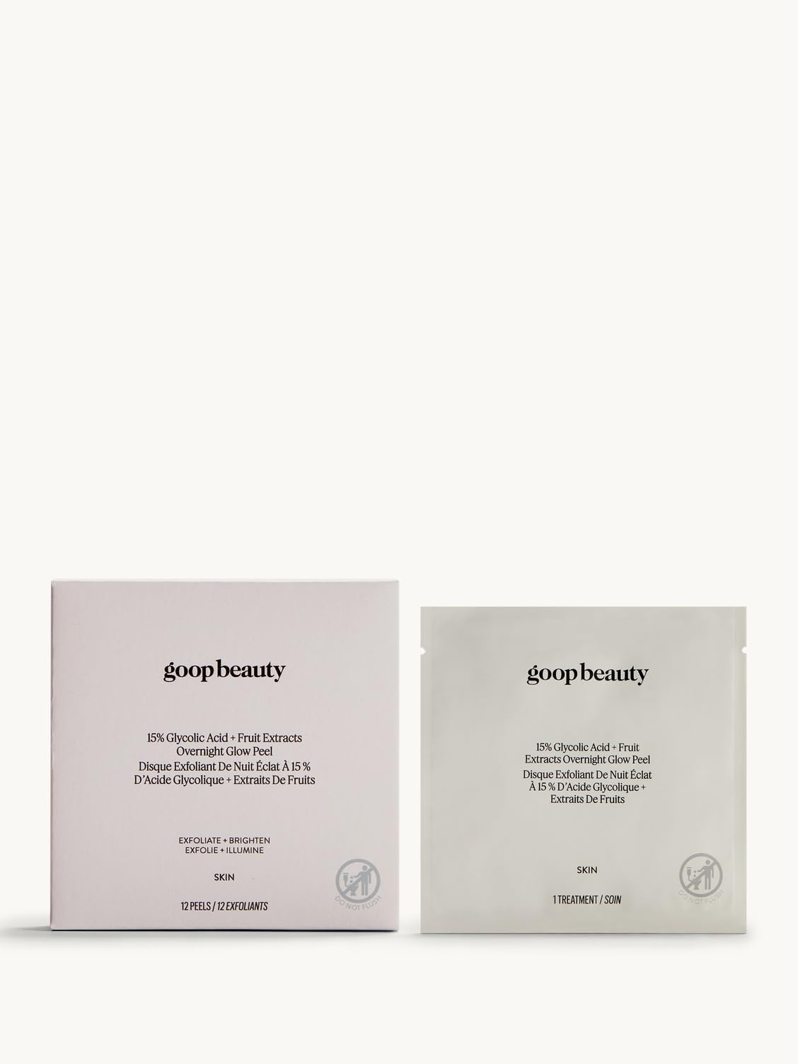 goop nighttime bathroom routine showing convenience for evening use