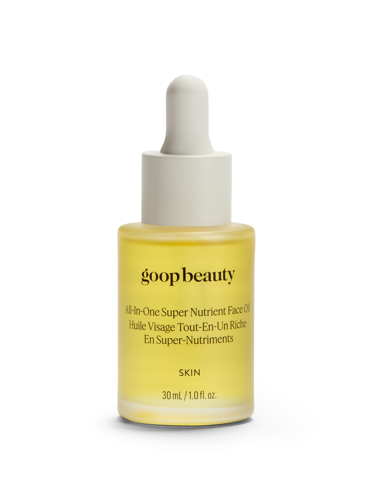 goop front bottle shot showing elegant packaging and nourishing benefits