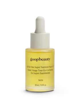 goop front bottle shot showing elegant packaging and nourishing benefits