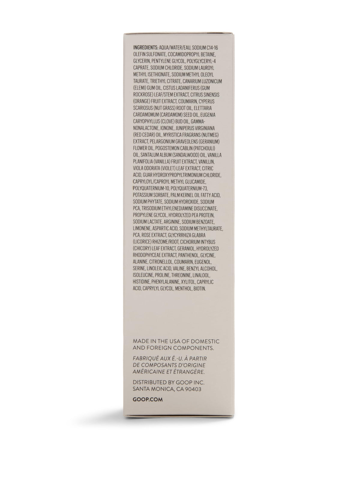 goop hydrolyzed pea protein ingredient visual emphasizing moisture and strength