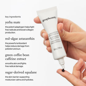 goop Summertone swatched on hand showing buildable, natural color