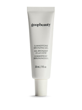 goop Summertone front tube showing sleek packaging and portability