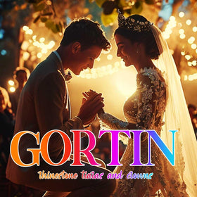 GORTIN lifestyle wedding scene showing crown enhancing bridal look