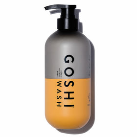 GOSHI front label of 20 oz bottle showing product name and scent