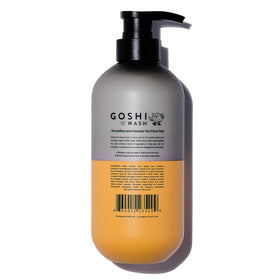 GOSHI pump dispensing creamy lather demonstrating rich foam benefit