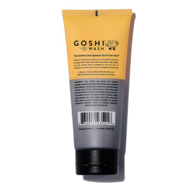 GOSHI texture close-up displaying rich microbubble lather and gentle exfoliation