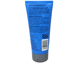 Got2B gel on palms demonstrating smooth spreadability and touchable finish benefit