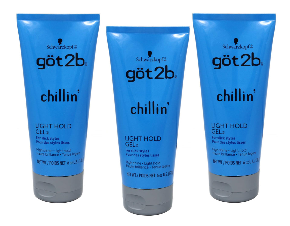 Got2B front packaging showing three 6 ounce tubs and brand for clear purchase decision