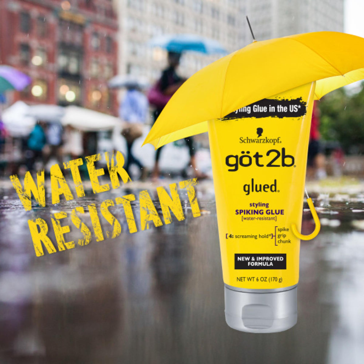 Got2B glued open tube texture showing gel consistency and control