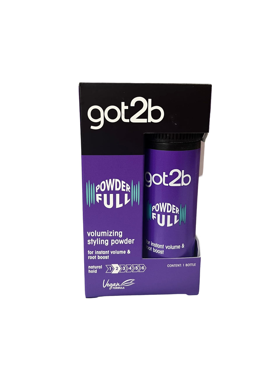 GOT2B front packaging showing 0.35 oz two-pack and brand benefits