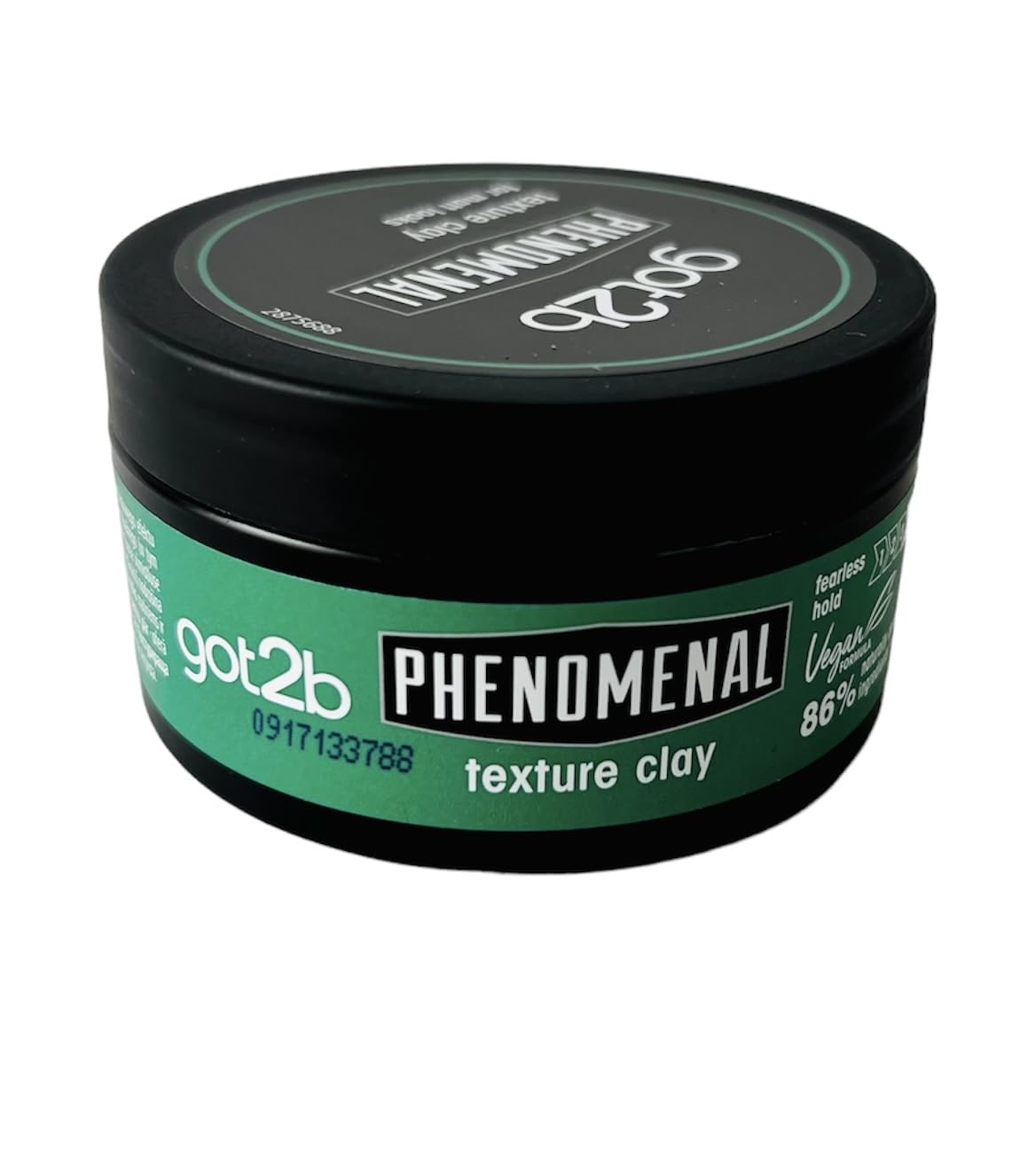 Got2B styling clay being applied to short hair for strong hold benefit
