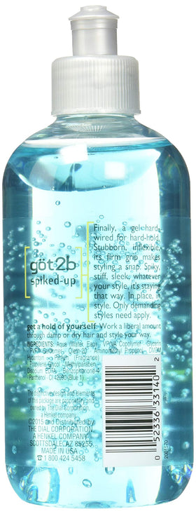 got2b gel texture close-up demonstrating firm hold and clear finish