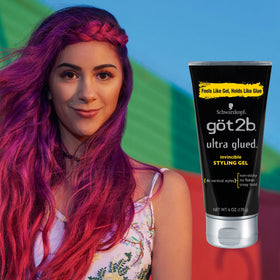 got2b slick-back style demonstrating smooth, sculpted finish benefit