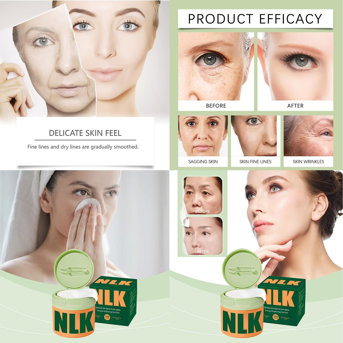 Gotap close-up of pad texture highlighting soft layers and saturated formula benefit