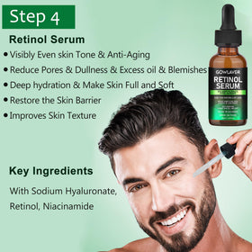 gowlaver retinol serum dropper dispensing precise treatment dose