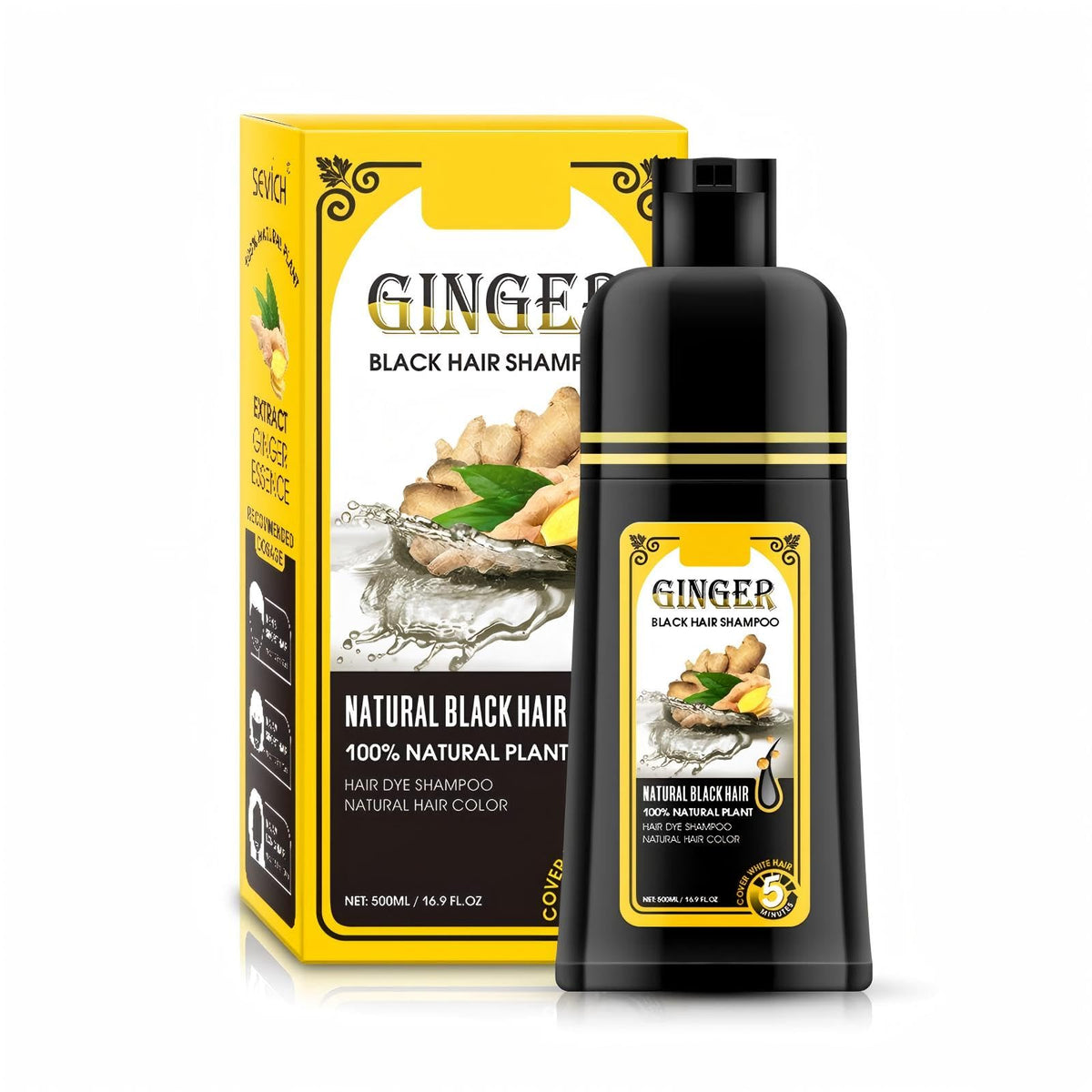 gowwim front packaging 500ml showing bottle and label with clear benefits