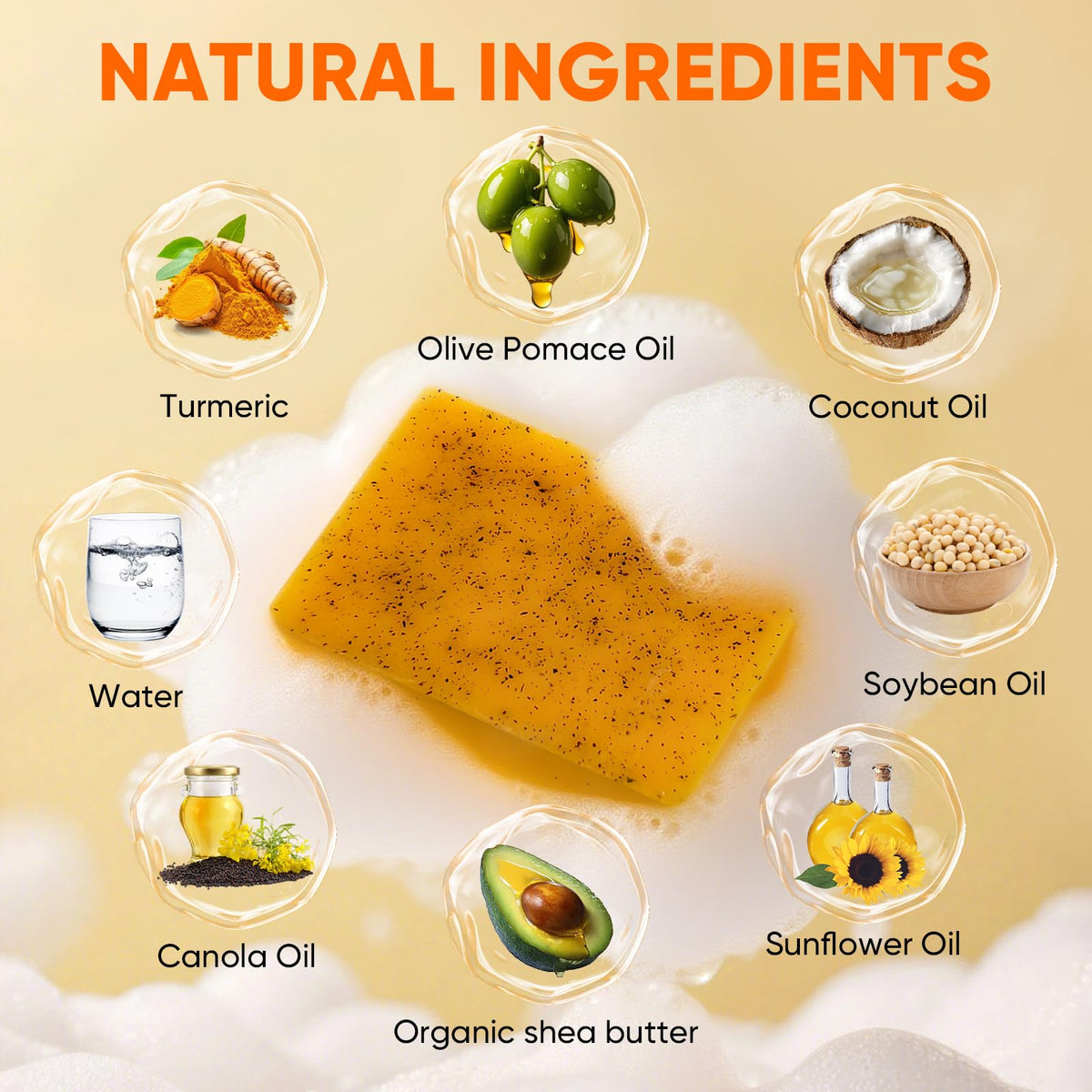 GPP turmeric cleansing pads texture close-up showing thick fibers for mild physical exfoliation